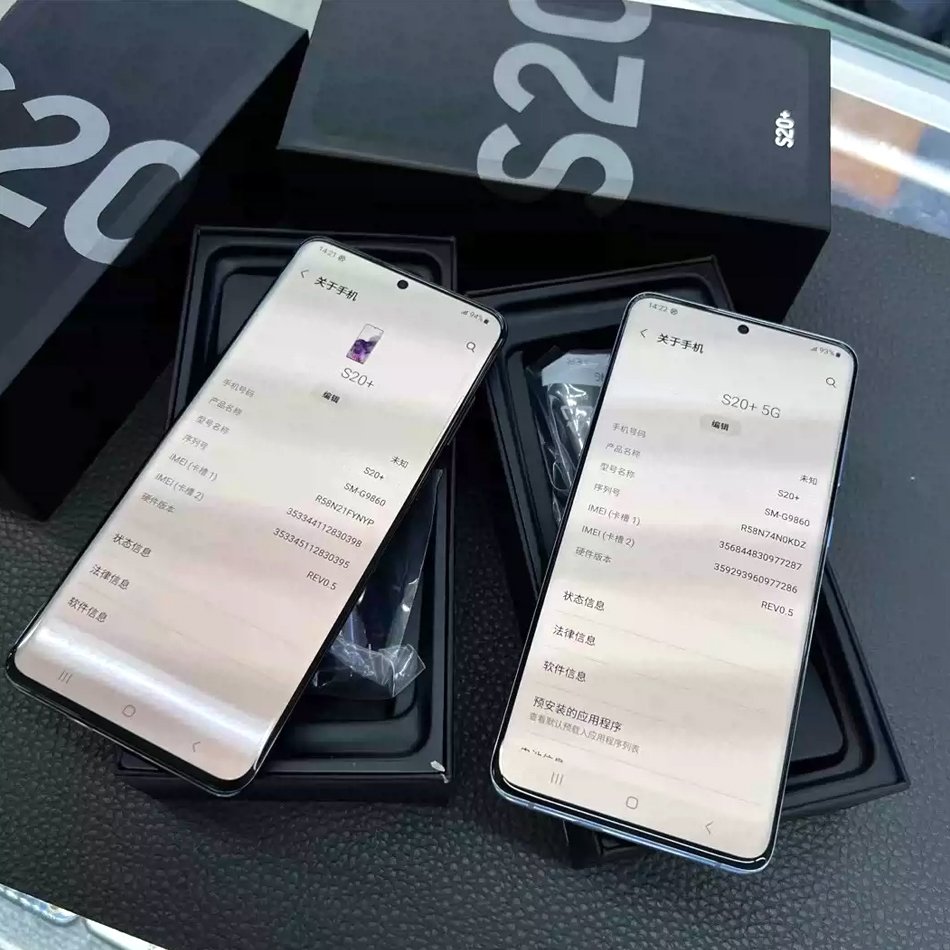Android S20+ 128GB cellphone smartphone wholesale 2SIM S7 S8 S9+ S10 S20FE S21 plus Telefonos mobile phones